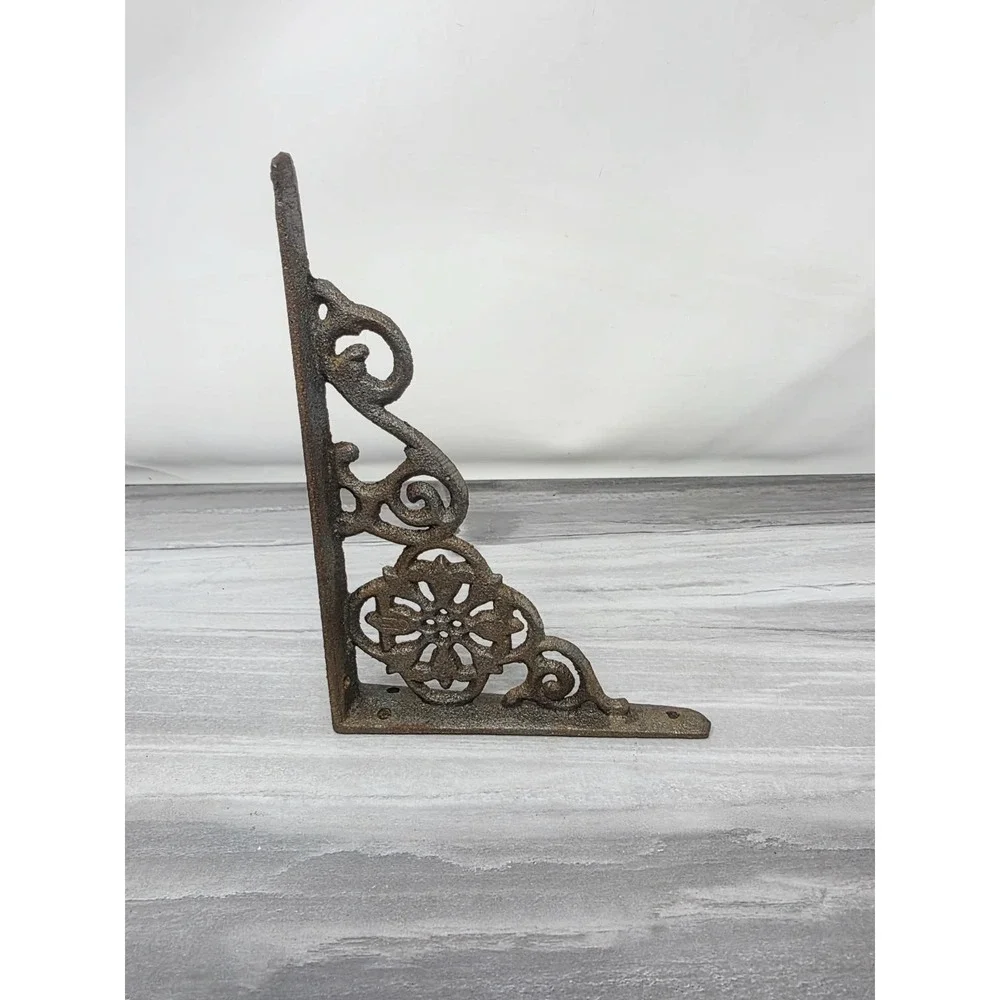 Antique Shelf Brace Wall Bracket Cast Iron Bracket 6.5